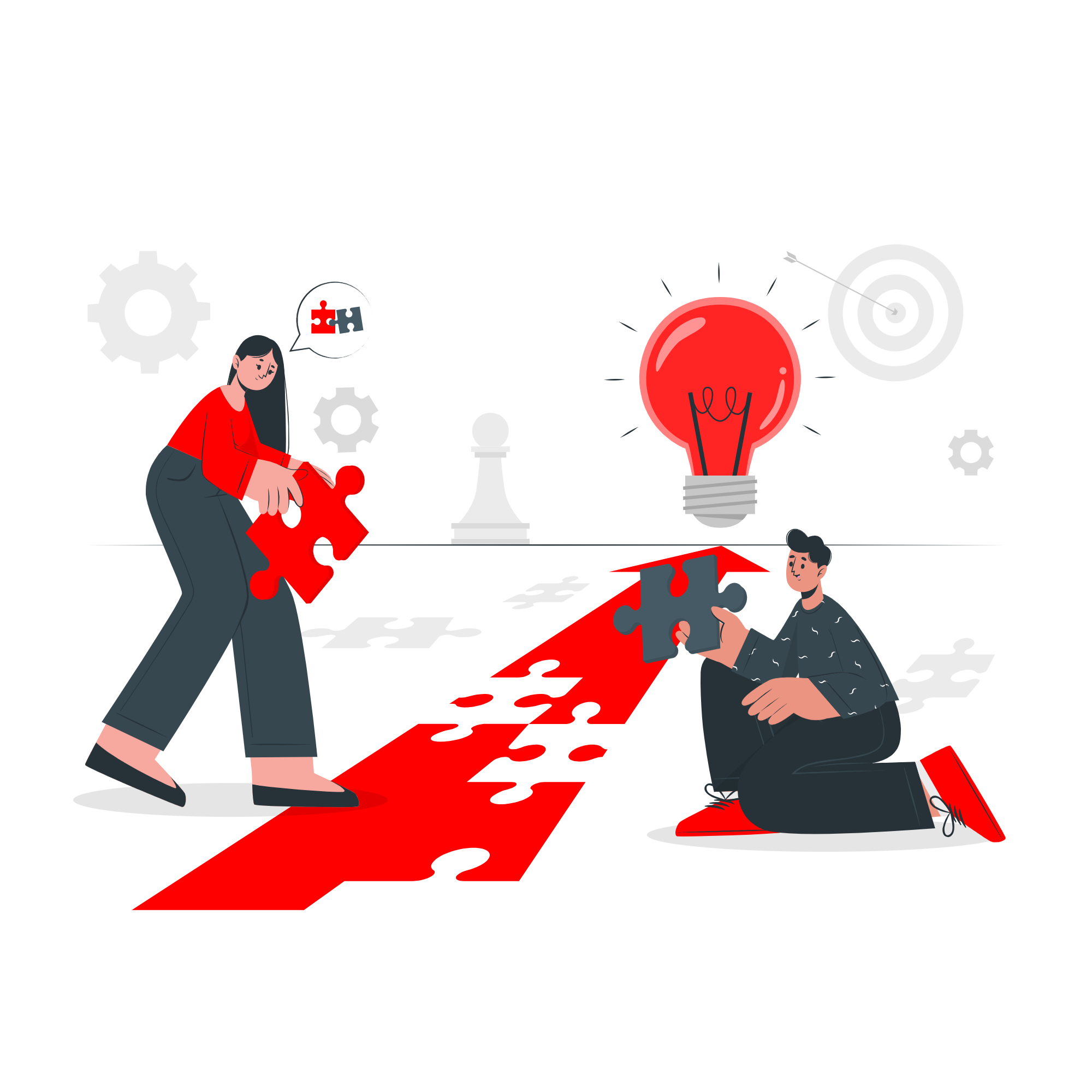 Ilustración de productividad 4